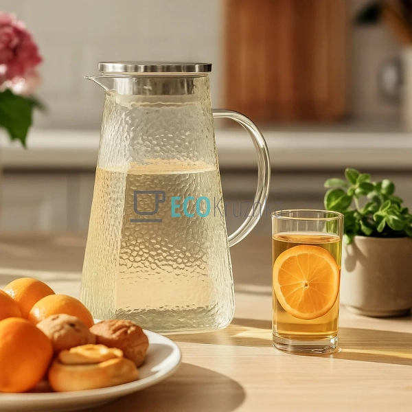 Глечик ребристий 1600 мл Edenberg EB-19582 Глечик ребристий 1600 мл Edenberg EB-19582