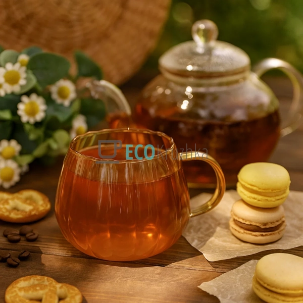 Чашка Iceberg 480 мл Бурштиновий (777-10) Чашка Iceberg 480 мл Бурштиновий (777-10)