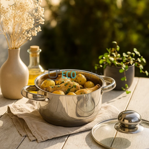 Каструля Edenberg з нержавіючої сталі з кришкою 1.9 л EB ... Каструля Edenberg з нержавіючої сталі з кришкою 1.9 л EB ...