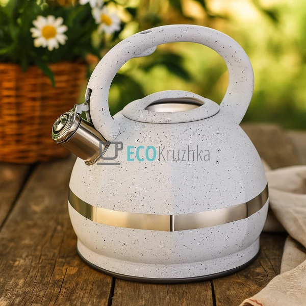 Чайник зі свистком 3 л з нержавіючої сталі для індукційн ... Чайник зі свистком 3 л з нержавіючої сталі для індукційн ...