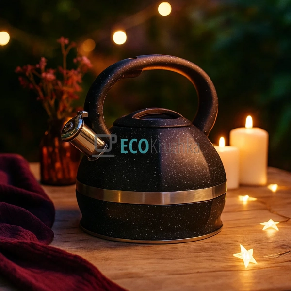 Чайник зі свистком 3 л з нержавіючої сталі для індукційн ... Чайник зі свистком 3 л з нержавіючої сталі для індукційн ...