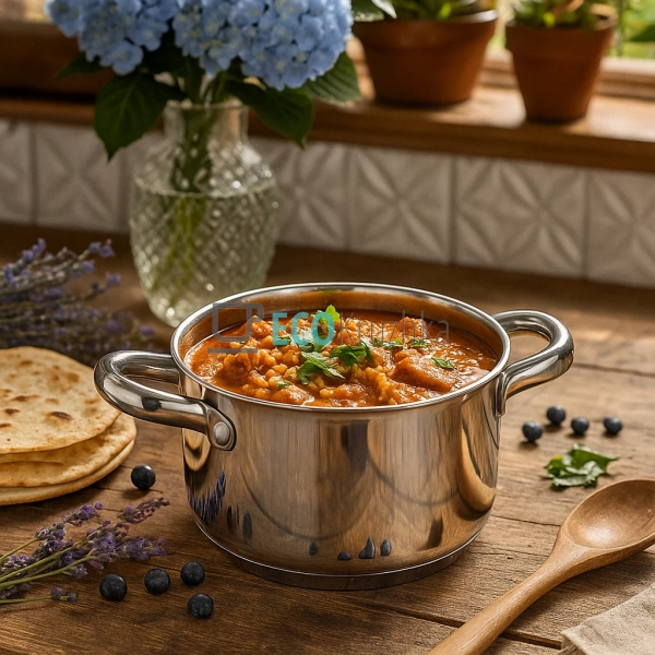 Каструля Edenberg з нержавіючої сталі з кришкою 0.8 л EB ... Каструля Edenberg з нержавіючої сталі з кришкою 0.8 л EB ...