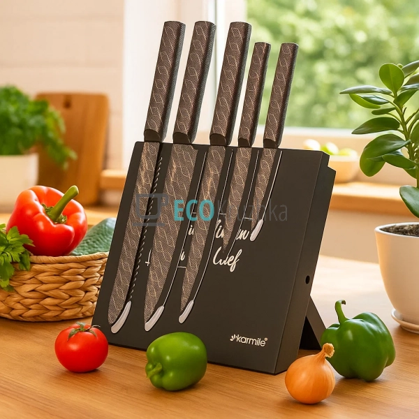 Набір кухонних ножів Kamille з дерев Набір кухонних ножів Kamille з дерев