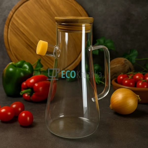 Пляшка для олії та оцту Ardesto Midori, 650 мл, боросилі ... Пляшка для олії та оцту Ardesto Midori, 650 мл, боросилі ...