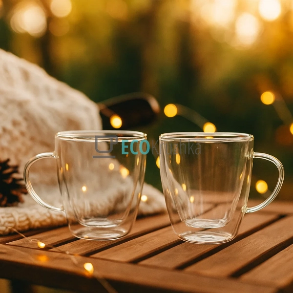 Набір чашок 2 шт 220 мл з подвійним дном Edenberg EB-195 ... Набір чашок 2 шт 220 мл з подвійним дном Edenberg EB-195 ...