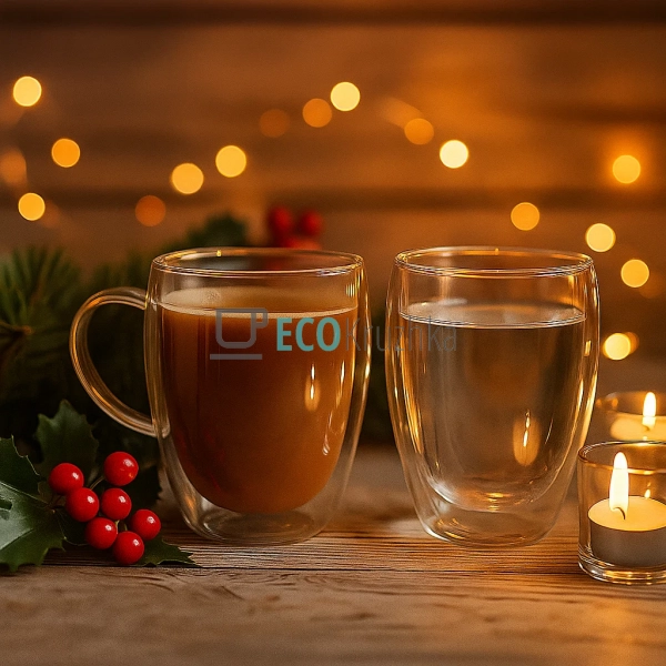 Набір чашок 350 мл Tea з подвійним дном Edenberg EB-1954 ... Набір чашок 350 мл Tea з подвійним дном Edenberg EB-1954 ...