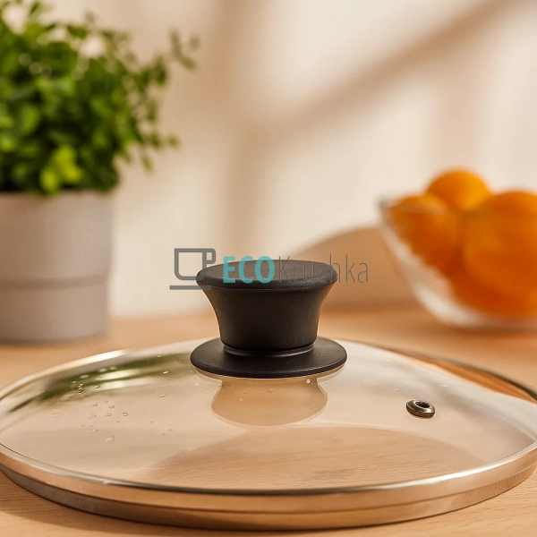 Ручка силіконова для кришки Чорна кругла Frico FRU-205