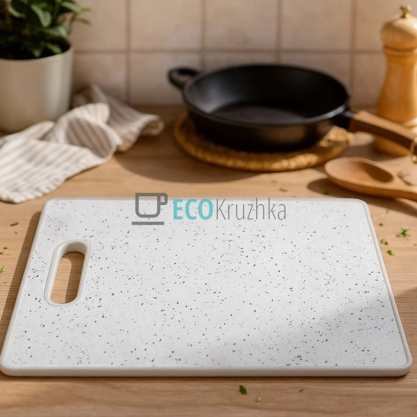 Кухонна обробна дошка "Білий мармур" 30x38 см, 1.2 см т ... Кухонна обробна дошка "Білий мармур" 30x38 см, 1.2 см т ...