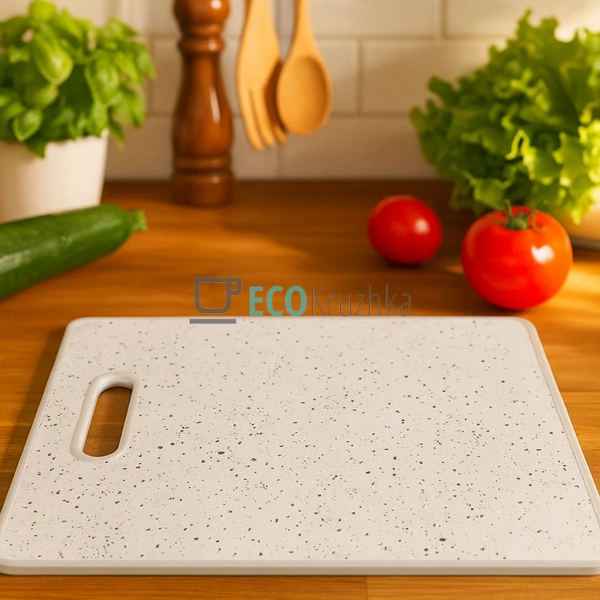 Кухонна обробна дошка "Білий мармур" 30x38 см, 1.2 см т ... Кухонна обробна дошка "Білий мармур" 30x38 см, 1.2 см т ...