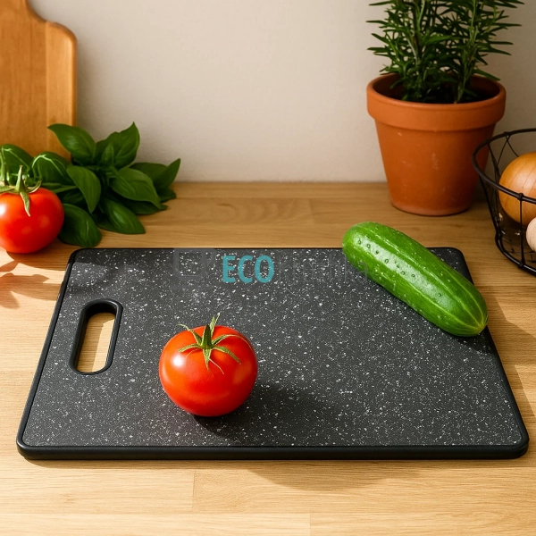 Кухонна обробна дошка "Чорний мармур" 30x38 см, 1.2 см ... Кухонна обробна дошка "Чорний мармур" 30x38 см, 1.2 см ...