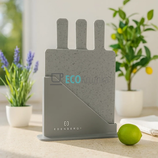 Набір обробних дошок Edenberg Сірий Мармур EB-11982 Набір обробних дошок Edenberg Сірий Мармур EB-11982