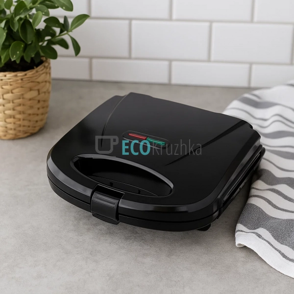 Сендвічниця-тостер Edenberg — 1000 Вт, антипригарне мар ... Сендвічниця-тостер Edenberg — 1000 Вт, антипригарне мар ...