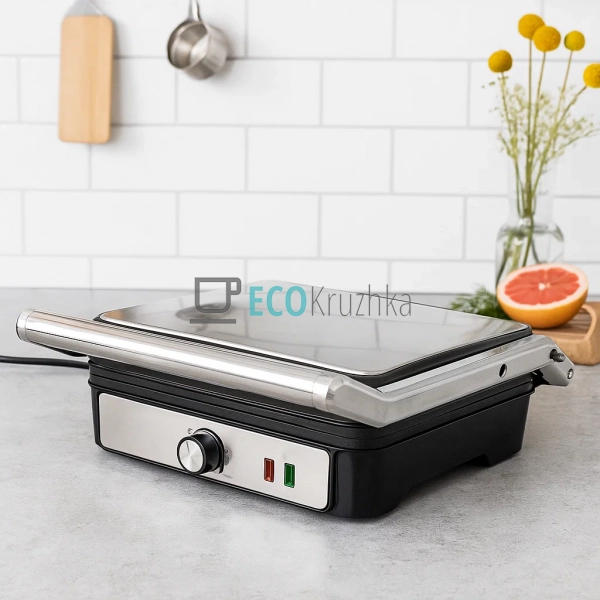 Електричний контактний гриль Edenberg — 2000 Вт, антипр ... Електричний контактний гриль Edenberg — 2000 Вт, антипр ...