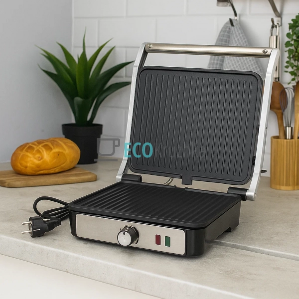 Електричний контактний гриль Edenberg — 2000 Вт, антипр ... Електричний контактний гриль Edenberg — 2000 Вт, антипр ...