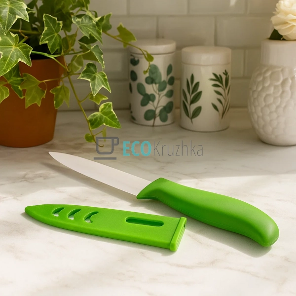 Ніж керамічний з чохлом Салатовий FRU-903 Ніж керамічний з чохлом Салатовий FRU-903