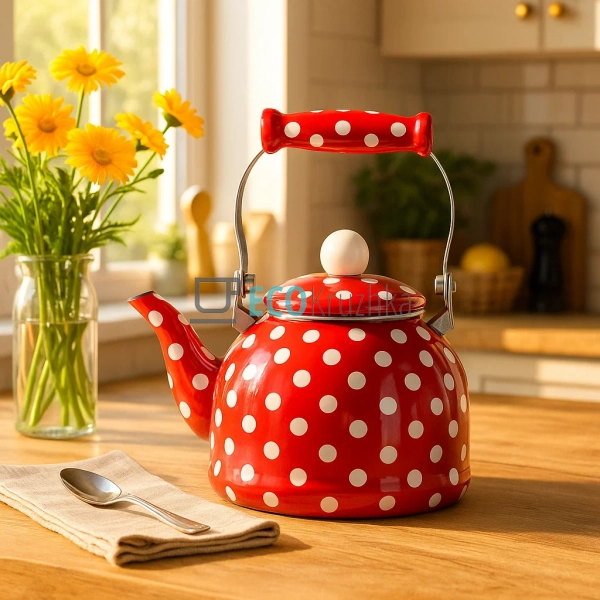 Чайник Емальований 2 л Горох (25/L) Чайник Емальований 2 л Горох (25/L)