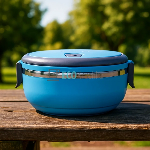 Ланч бокс нержавіючий Kamille 700мл Балакитний KM-2105
