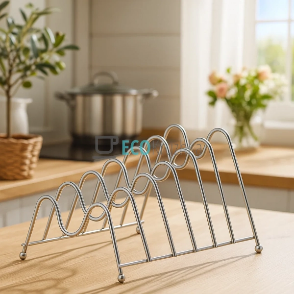 Підставка для зберігання 6 скляних кришок Хромована APL1 ... Підставка для зберігання 6 скляних кришок Хромована APL1 ...