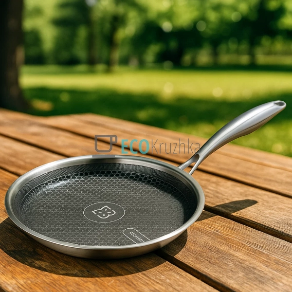 Cковорідка для млинців 20 см нержавіюча професійна Etern ...