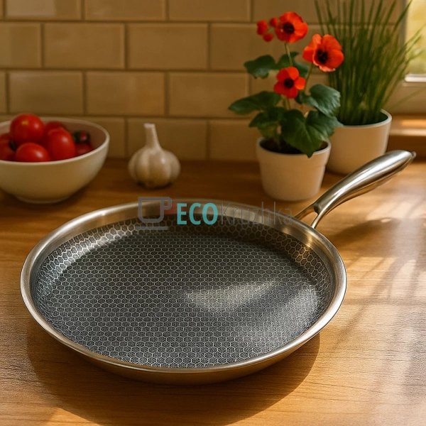 Cковорідка для млинців 22 см нержавіюча професійна Etern ...