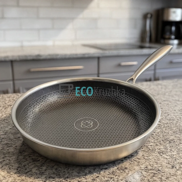 Глибока сковорода нержавіюча професійна з кришкою 28 х 5 ... Глибока сковорода нержавіюча професійна з кришкою 28 х 5 ...