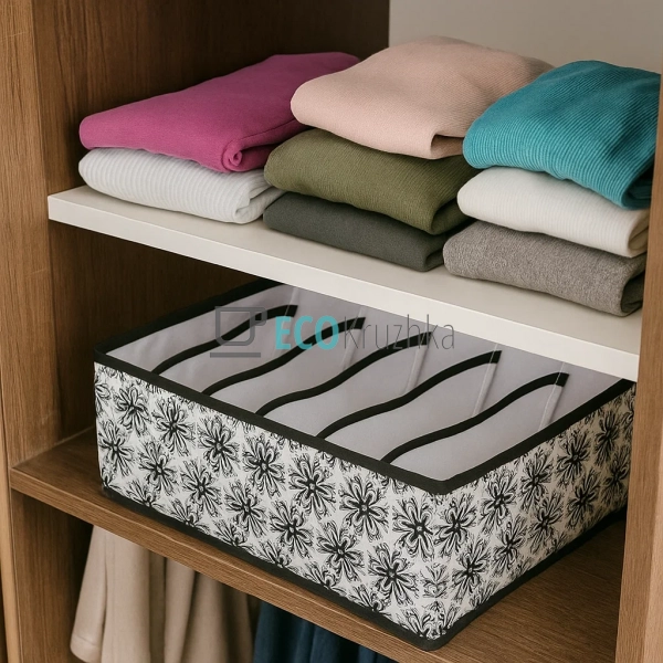 Контейнер для зберігання шкарпеток аксесуарів 32х24х12 с ...