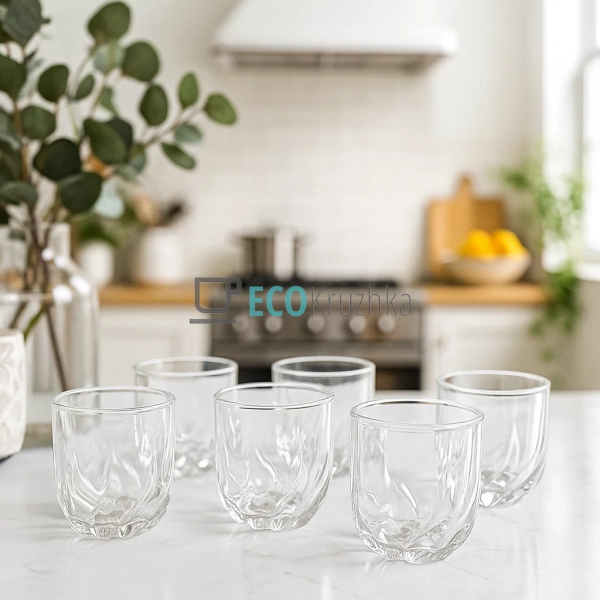 Набір чарок 6 шт прозорих 50 мл Delicate (78143-3 DM)