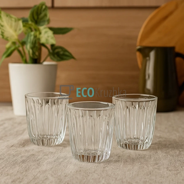 Набір скляних чарок 50 мл, 6 шт – прозорі, Delicate (318 ...