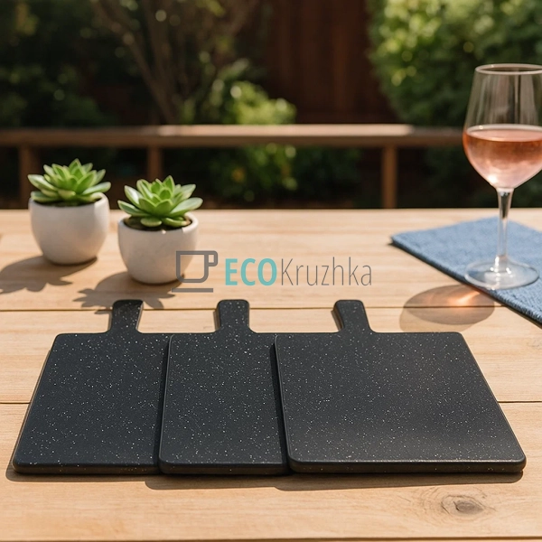 Набір обробних дошок Edenberg Чорний Мармур EB-11981 Набір обробних дошок Edenberg Чорний Мармур EB-11981