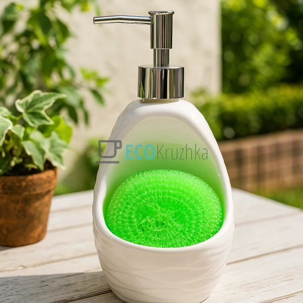 Дозатор для рідкого мила 600 мл під губку PJ00902 Дозатор для рідкого мила 600 мл під губку PJ00902