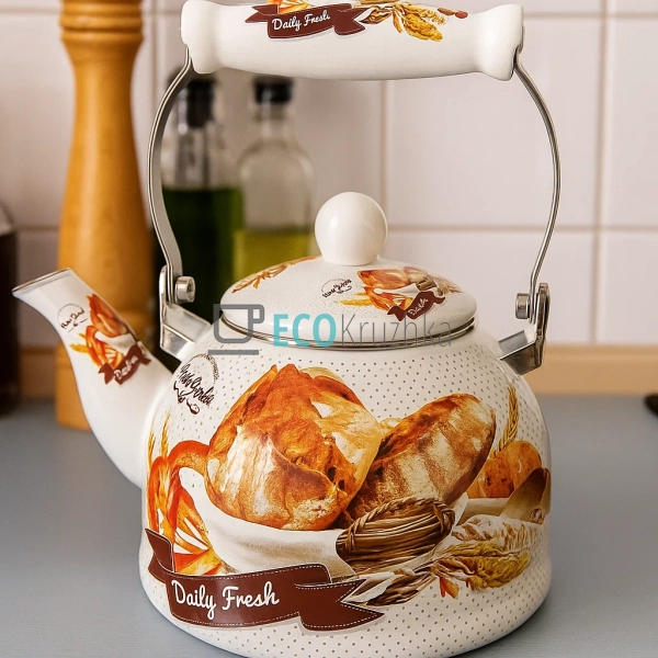 Чайник Емальований 2 л Хліб (45/L) Чайник Емальований 2 л Хліб (45/L)