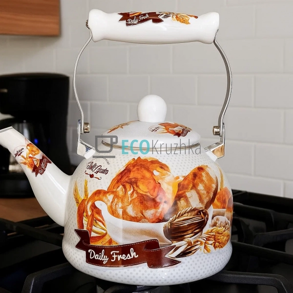 Чайник Емальований 2 л Хліб (45/L) Чайник Емальований 2 л Хліб (45/L)