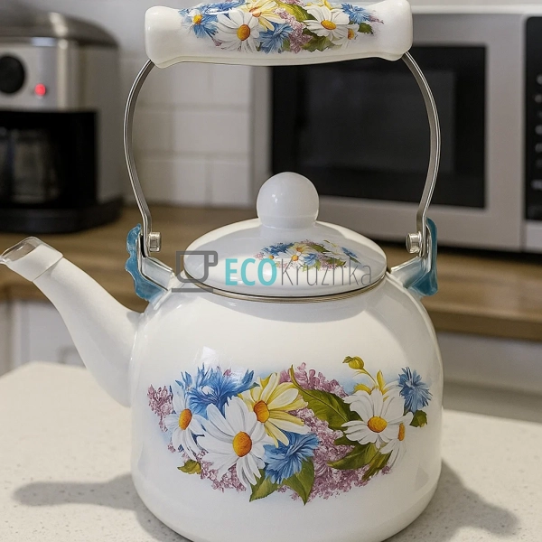 Чайник Емальований 2 л Ромашка (37/L) Чайник Емальований 2 л Ромашка (37/L)
