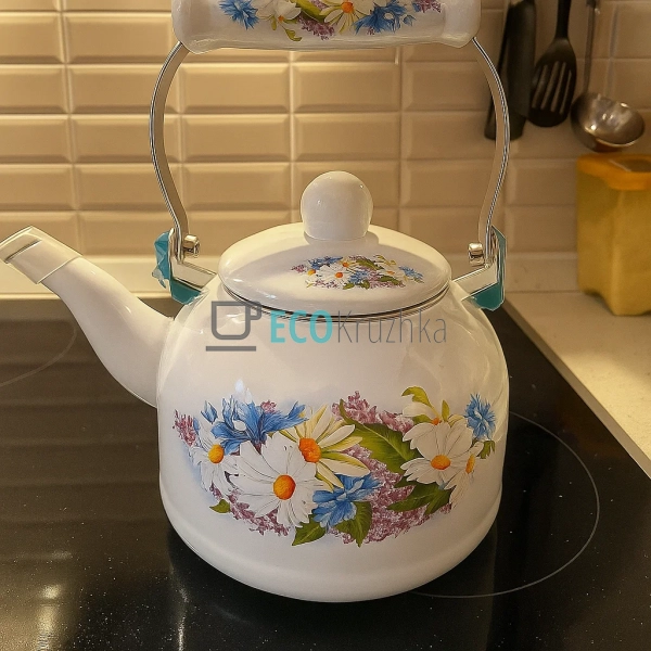 Чайник Емальований 2 л Ромашка (37/L) Чайник Емальований 2 л Ромашка (37/L)
