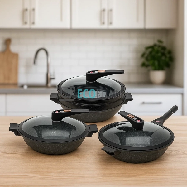 Універсальна сковорідка ВОК, сотейник, пароварка 32 см М ...