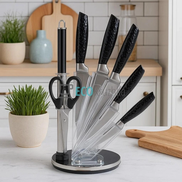 Набір ножів на підставці 8 п ... Набір ножів на підставці 8 п ...