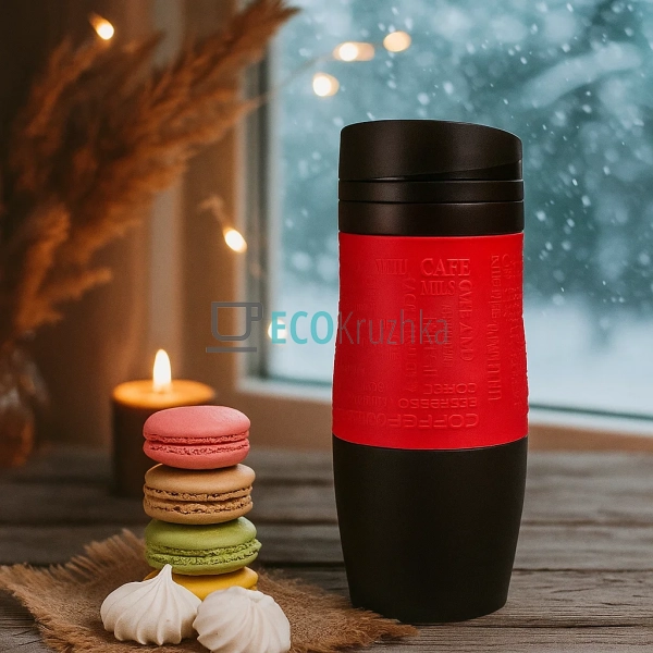 Термокружка Edenberg 380 мл Червоний EB-625