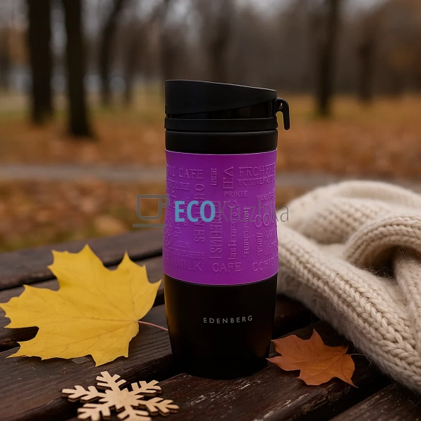 Термокружка Edenberg 380 мл Фіолетовий EB-625