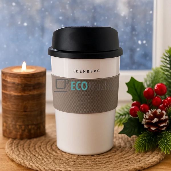 Термокухоль Edenberg 350 мл Білий EK12312