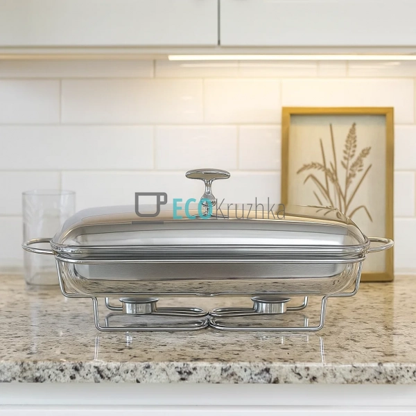 Марміт скляний 3л зі нержавіючою кришкою та металевою пі ... Марміт скляний 3л зі нержавіючою кришкою та металевою пі ...