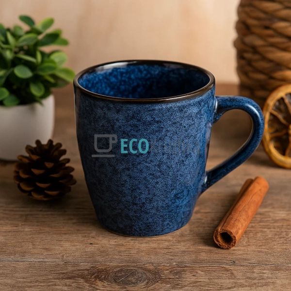 Кухоль керамічний Casual 400мл, Cиній (344-227) Кухоль керамічний Casual 400мл, Cиній (344-227)