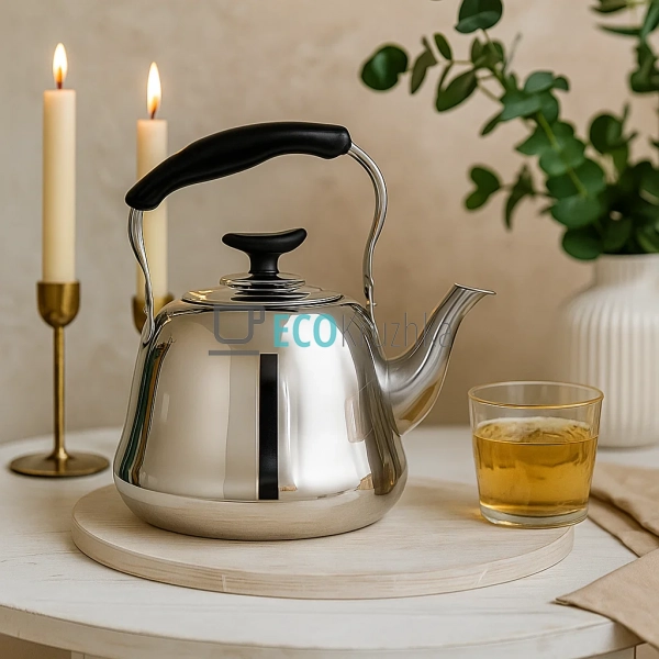 Чайник з фільтром-ситечком з неіржавної сталі, 1 літр Ed ... Чайник з фільтром-ситечком з неіржавної сталі, 1 літр Ed ...