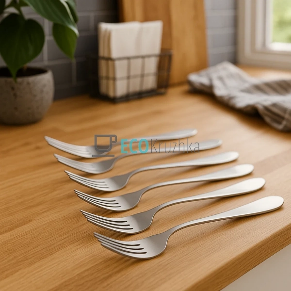 Набір столових приладів 24 шт. з нержавіючої сталі на 6 ... Набір столових приладів 24 шт. з нержавіючої сталі на 6 ...