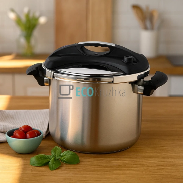 Скороварка Edenberg з нержавіючої сталі 6 л EB-5742 Скороварка Edenberg з нержавіючої сталі 6 л EB-5742
