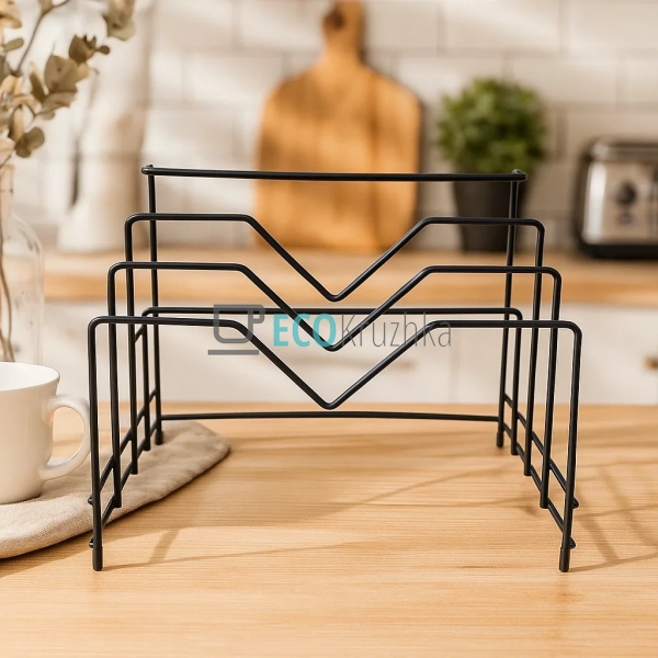 Підставка для кришок, обробних дошок та кухонних ножів Ч ... Підставка для кришок, обробних дошок та кухонних ножів Ч ...