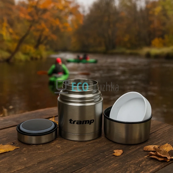 Термос харчовий Tramp 500 мл з нержавіючої сталі Сірий T ... Термос харчовий Tramp 500 мл з нержавіючої сталі Сірий T ...