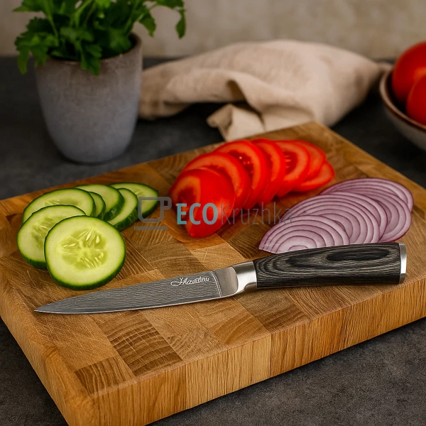 Ніж універсальний Maestro 12.5 см з дамаської сталі MR-1 ... Ніж універсальний Maestro 12.5 см з дамаської сталі MR-1 ...