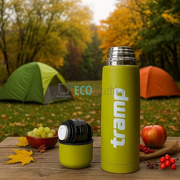 Термос Tramp Basic 500 мл Оливковий TRC-111-Olive Термос Tramp Basic 500 мл Оливковий TRC-111-Olive