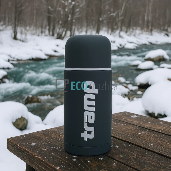 Термос Tramp Soft Touch 750 мл Сірий TRC-108-grey