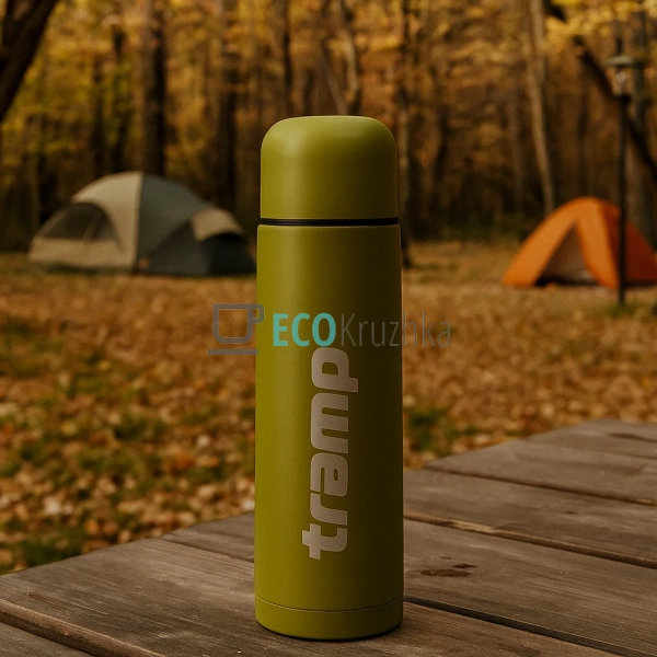 Термос Tramp Basic 1000 мл Оливковий TRC-113-Olive